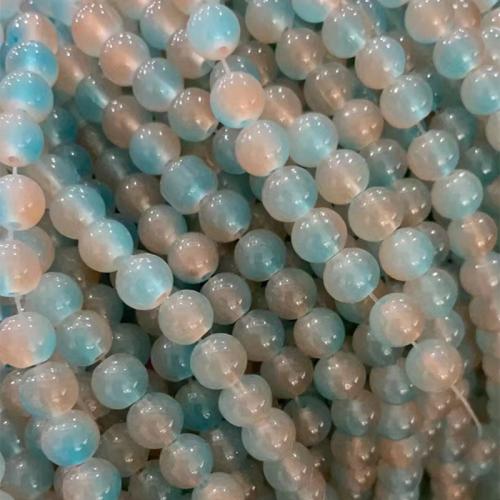 Fashion Glass Beads, Round, DIY, more colors for choice, 8mm, Approx 105PCs/Strand, Sold By Strand