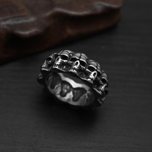 Anillo de dedo de acero inoxidable, acero inoxidable 304, diverso tamaño para la opción & para hombre, más colores para la opción, Vendido por UD