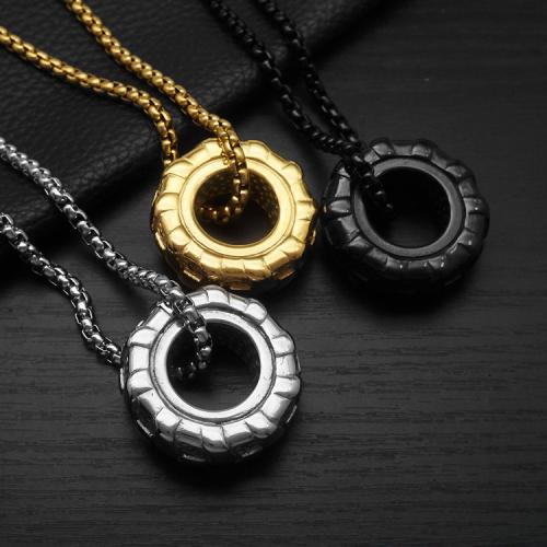 Collier de bijoux en acier inoxydable, Acier inoxydable 304, styles différents pour le choix & pour homme, plus de couleurs à choisir, Vendu par PC