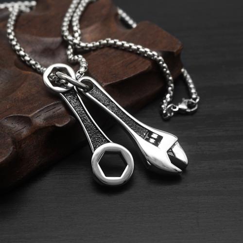 Stainless Steel Jewelry Necklace, 304 Stainless Steel, Vacuum Ion Plating, different styles for choice & for man, more colors for choice, Sold By PC