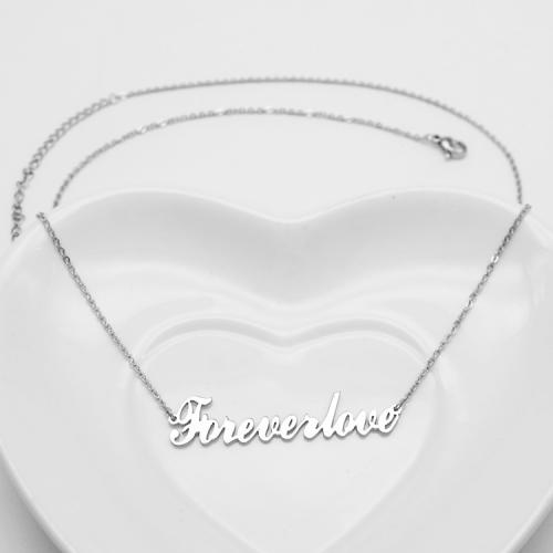 Stainless Steel Jewelry Necklace, 304 Stainless Steel, Vacuum Ion Plating, for woman, Length:50 cm, Sold By PC