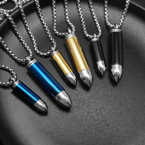 Stainless Steel Jewelry Necklace, 304 Stainless Steel, Vacuum Ion Plating, Unisex & different styles for choice, more colors for choice, Sold By PC