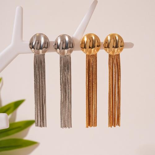 Fashion Fringe Earrings, Brass, plated, fashion jewelry & for woman, more colors for choice, Sold By Pair