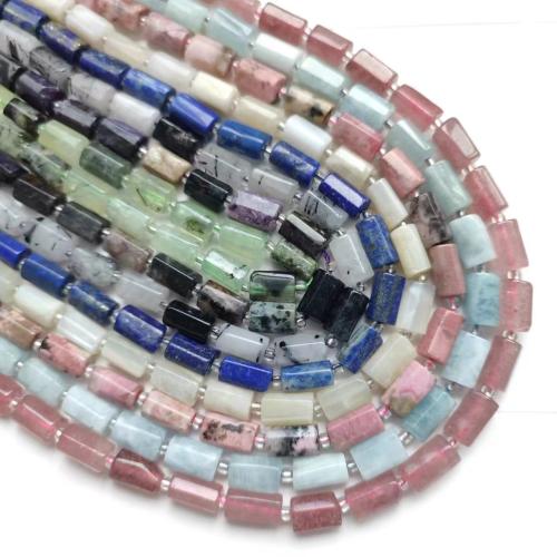 Gemstone Jewelry Beads, Natural Stone, DIY & different materials for choice, more colors for choice, 8x11mm, Sold Per Approx 38 cm Strand