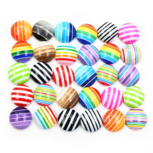 Fashion Resin Cabochons, DIY, more colors for choice, 12mm, 100PCs/Bag, Sold By Bag