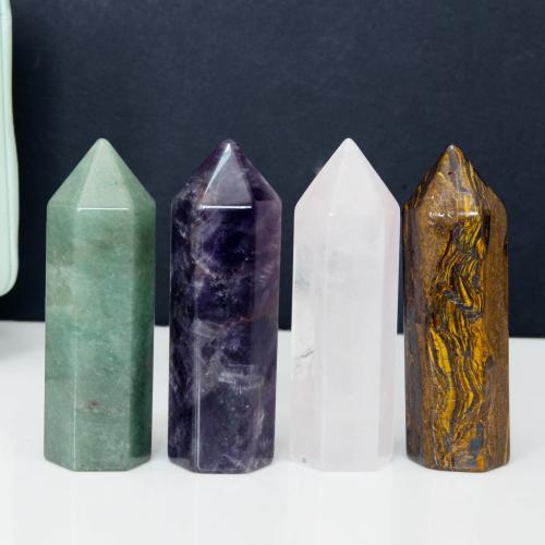 Fashion Decoration, Gemstone, DIY, more colors for choice, 23.16x23.16x71.70mm, Sold By PC