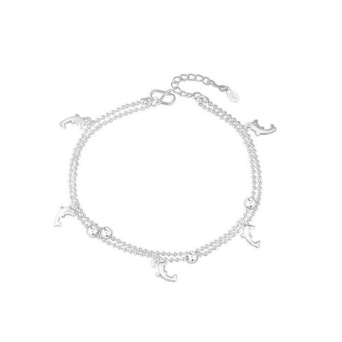 Tibetan Style Bracelet, silver color plated, fashion jewelry & different styles for choice & for woman, Length:Approx 6-7 Inch, Sold By Pair