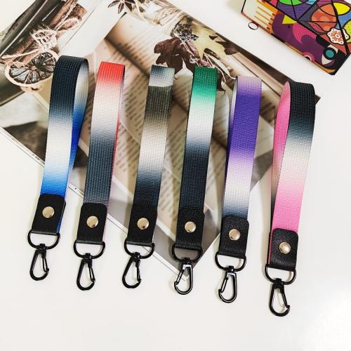 Lariat de courroie de téléphone portable, Fibre de polyester, unisexe, plus de couleurs à choisir, 160x25mm, Vendu par PC