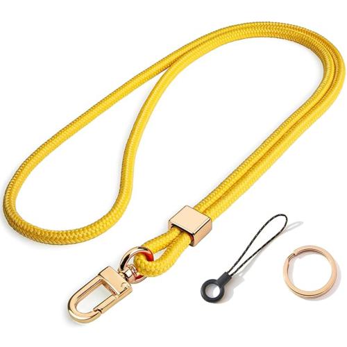 Mobile Phone Lanyard, Polyester, with Tibetan Style, Unisex, more colors for choice, 900mm, Sold By PC