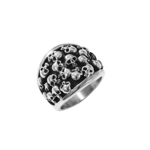 Stainless Steel Finger Ring, 304 Stainless Steel, polished, fashion jewelry & Unisex & different size for choice, original color, Sold By PC