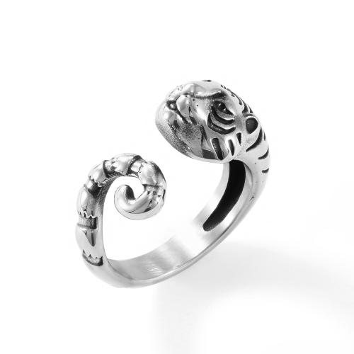 Stainless Steel Finger Ring, 304 Stainless Steel, polished, fashion jewelry & different size for choice & for man, original color, Sold By PC