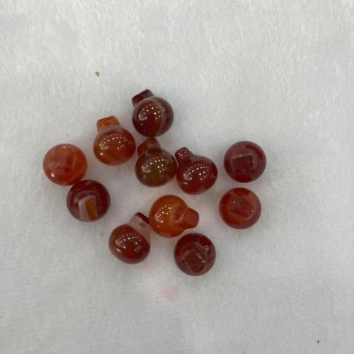 Roter Achat Anhänger, Apfel, DIY, gemischte Farben, 12x14mm, 10PCs/Tasche, verkauft von Tasche