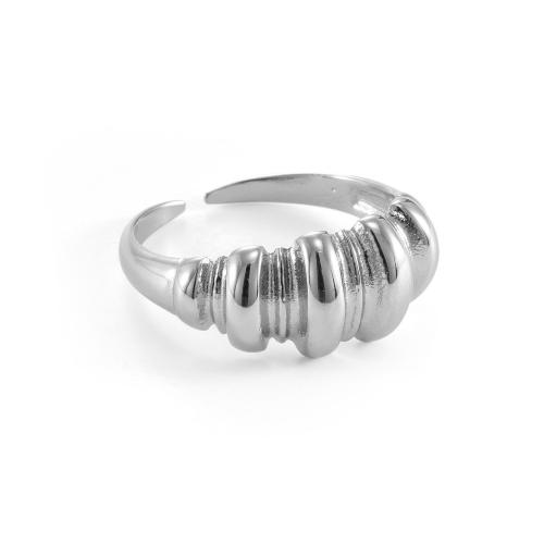 Stainless Steel Finger Ring, 304 Stainless Steel, polished, fashion jewelry & different size for choice & for woman, original color, Sold By PC