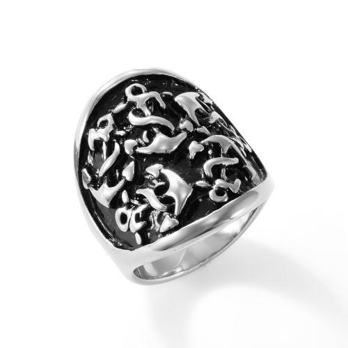 Edelstahl Ringe, 304 Edelstahl, poliert, Modeschmuck & verschiedene Größen vorhanden & für den Menschen, originale Farbe, verkauft von PC
