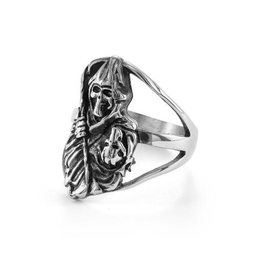 Edelstahl Ringe, 304 Edelstahl, poliert, verschiedene Größen vorhanden & für den Menschen & hohl, originale Farbe, verkauft von PC