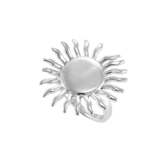 Stainless Steel Finger Ring, 304 Stainless Steel, polished, fashion jewelry & Unisex & different size for choice, original color, Sold By PC