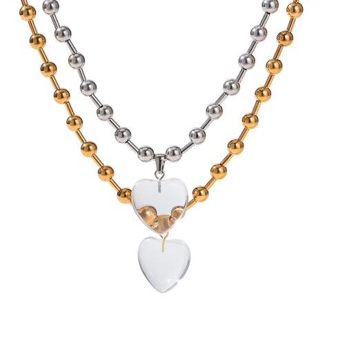 Fashion Stainless Steel Jewelry Sets, 304 Stainless Steel, with Crystal, Vacuum Ion Plating, fashion jewelry & different styles for choice & for woman, more colors for choice, Sold By PC