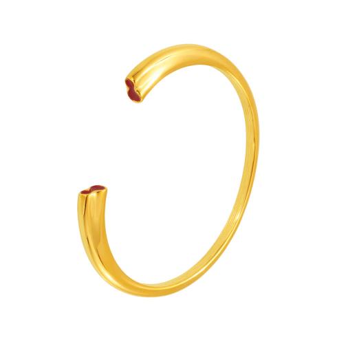 Stainless Steel Bangle, 304 Stainless Steel, plated, fashion jewelry & for woman & enamel, more colors for choice, Sold By PC