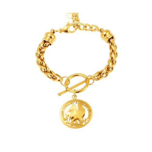 Stainless Steel Jewelry Bracelet, 304 Stainless Steel, with 1.6 Inch extender chain, plated, fashion jewelry & for woman & hollow, more colors for choice, Length:Approx 6.3 Inch, Sold By PC