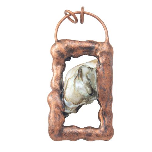 Edelstein Anhänger Schmuck, mit Zinklegierung, DIY, keine, 36.60x14.30x76.80mm, verkauft von PC