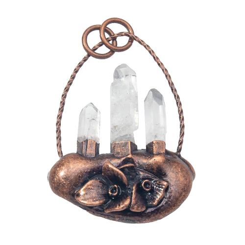 Bijoux Pendentifs en pierres gemmes, pierre gemme, avec alliage de zinc, DIY, plus de couleurs à choisir, 354x15.50x55mm, Vendu par PC