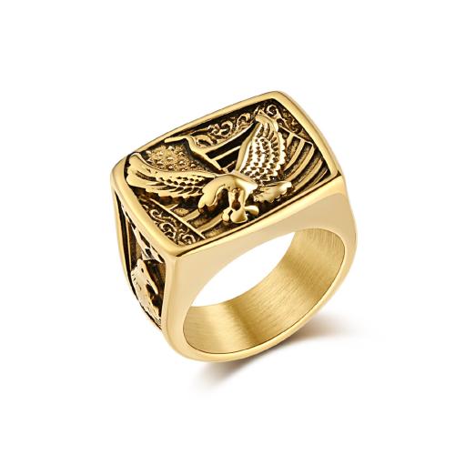 Stainless Steel Finger Ring, 304 Stainless Steel, plated, fashion jewelry & different size for choice, more colors for choice, Sold By PC