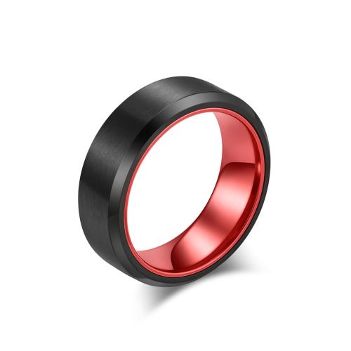 Stainless Steel Finger Ring, 304 Stainless Steel, fashion jewelry & different size for choice, more colors for choice, Sold By PC