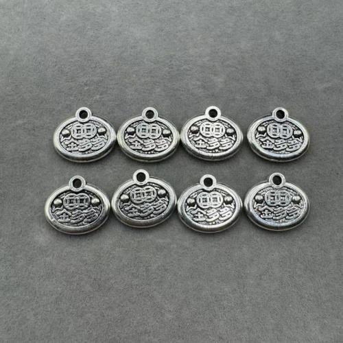 Tibetan Style Pendants, antique silver color plated, DIY, nickel, lead & cadmium free, 100PCs/Bag, Sold By Bag