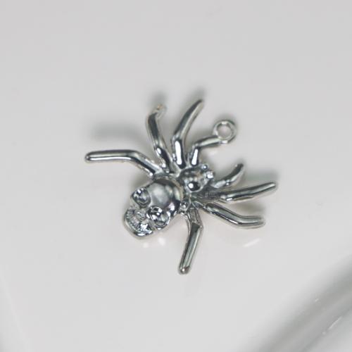 Colgantes Animales de Aleación de Zinc, Araña, chapado, Bricolaje, más colores para la opción, 5.30mm, Vendido por UD
