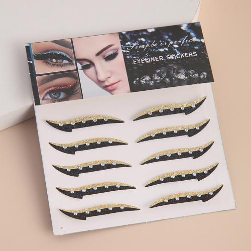 Tattoo Sticker, acrylic rhinestone, with Adhesive Sticker, for woman, more colors for choice, 95x105mm, Sold By PC