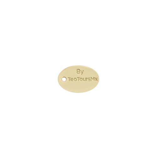 Colgantes de la joyería de cobre amarillo, metal, chapado en color dorado, Bricolaje, libre de níquel, plomo & cadmio, 11x7.20mm, agujero:aproximado 1.2mm, Vendido por UD