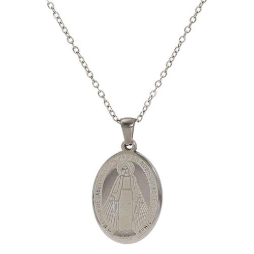 Stainless Steel Jewelry Necklace, 304 Stainless Steel, plated, fashion jewelry & Unisex, Length:45 cm, Sold By PC