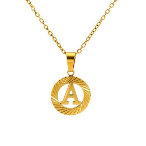 Collier de bijoux en acier inoxydable, Acier inoxydable 304, Plaqué or 18K, modèles différents pour le choix & pour femme & creux, Longueur:45 cm, Vendu par PC
