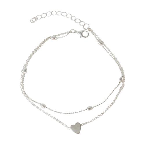 Tibetan Style Anklet, plated, different styles for choice & for woman, Length:Approx 10.6 Inch, Sold By PC