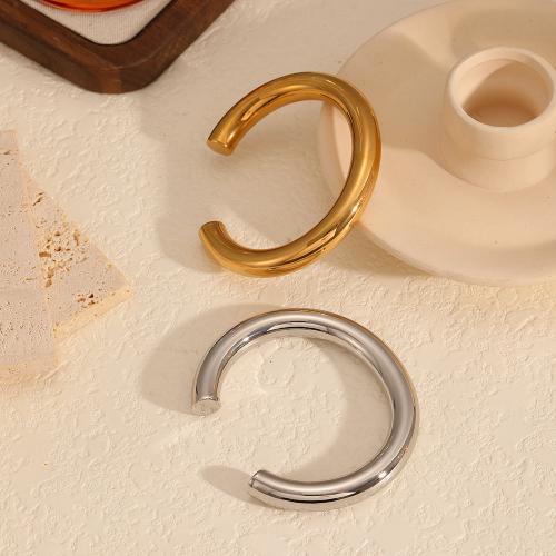 Stainless Steel Bangle, 304 Stainless Steel, gold color plated, fashion jewelry, more colors for choice, Sold By PC