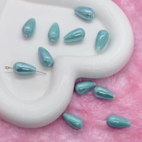 Porcelain Jewelry Beads, DIY, more colors for choice, 10x20mm, Hole:Approx 2mm, 10PCs/Bag, Sold By Bag