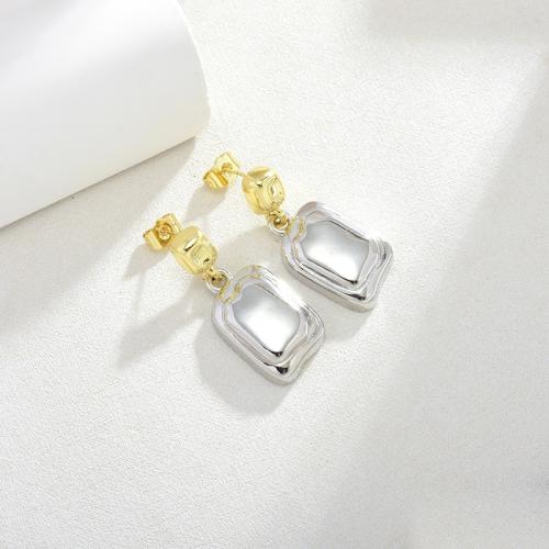 Brass Drop Earring, plated, fashion jewelry & for woman, more colors for choice, Sold By PC