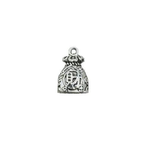 Tibetan Style Pendants, silver color plated, DIY, silver color, 7x15mm, 100PCs/Bag, Sold By Bag
