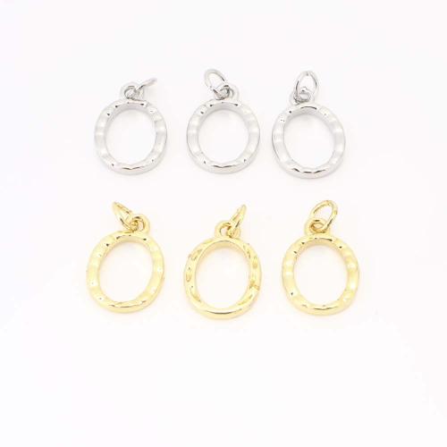 Brass Jewelry Pendants, Round, DIY & hollow, more colors for choice, Sold By PC