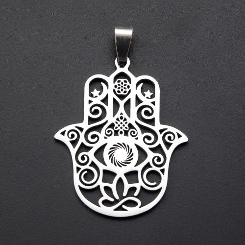Stainless Steel Pendants, 304 Stainless Steel, silver color plated, DIY, silver color, 32.16x1.36x48.20mm, Sold By PC