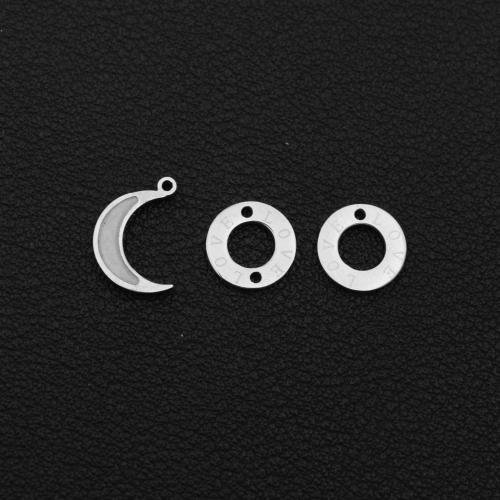 Stainless Steel Pendants, 304 Stainless Steel, silver color plated, DIY, silver color, Sold By PC