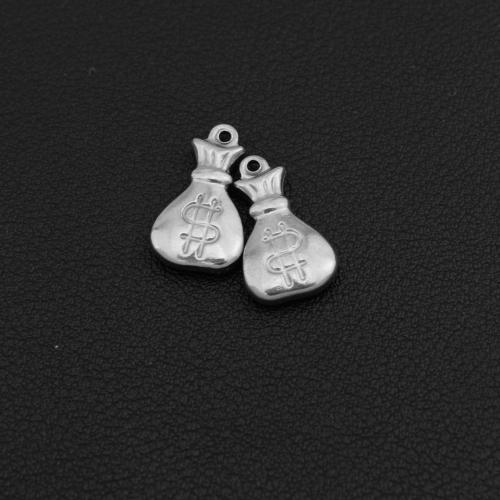 Pendentifs en alliage de zinc, Acier inoxydable 304, Placage de couleur argentée, DIY, argent, Vendu par PC