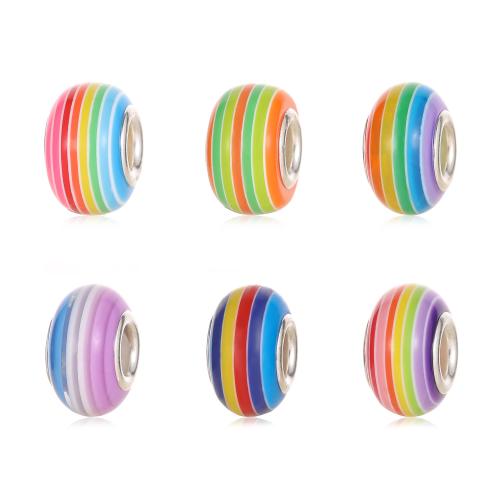 Resin Jewelry Beads, DIY, more colors for choice, 13x8mm, Sold By PC
