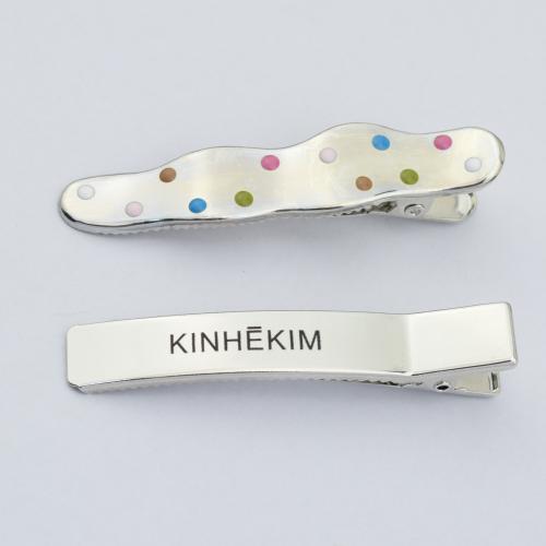 Alligator Hair Clip, Tibetan Style, DIY & enamel, more colors for choice, Sold By PC