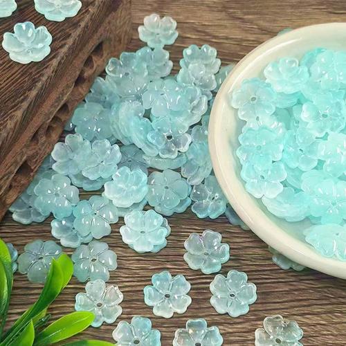 Lampwork Beads, Flower, stoving varnish, DIY, more colors for choice, 10mm, Sold By PC
