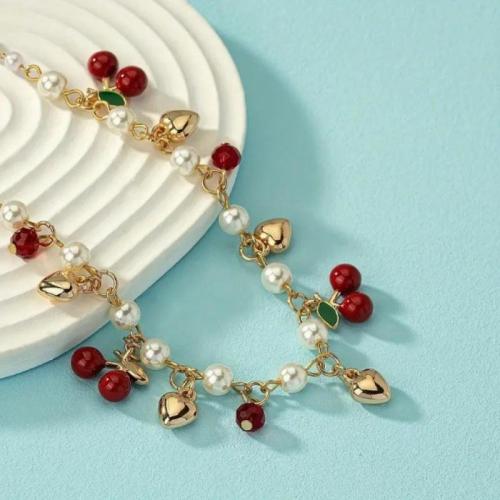 Tibetan Style Jewelry Sets, with Plastic & Plastic Pearl, plated, fashion jewelry & for woman & enamel, more colors for choice, Sold By Pair