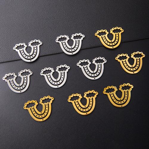 Stainless Steel Pendants, 304 Stainless Steel, Cloud, plated, DIY, more colors for choice, 10PCs/Bag, Sold By Bag