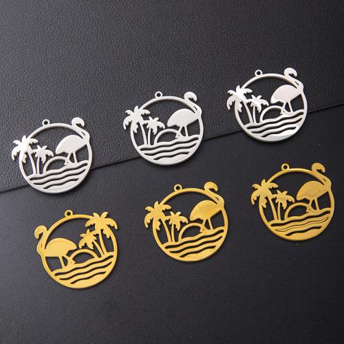 Stainless Steel Pendants, 304 Stainless Steel, plated, DIY, more colors for choice, 10PCs/Bag, Sold By Bag