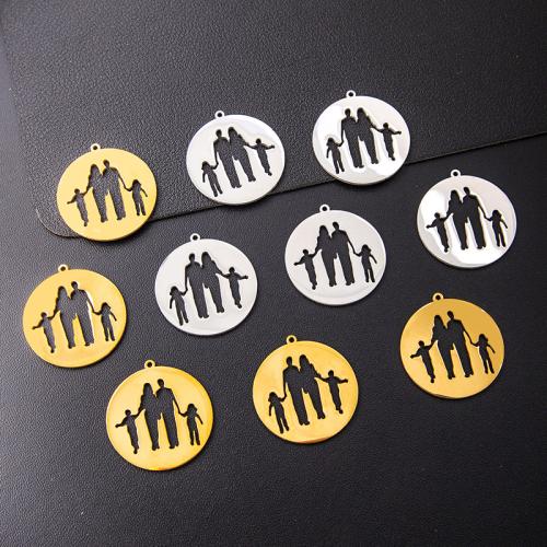 Stainless Steel Pendants, 304 Stainless Steel, plated, DIY, more colors for choice, 10PCs/Bag, Sold By Bag