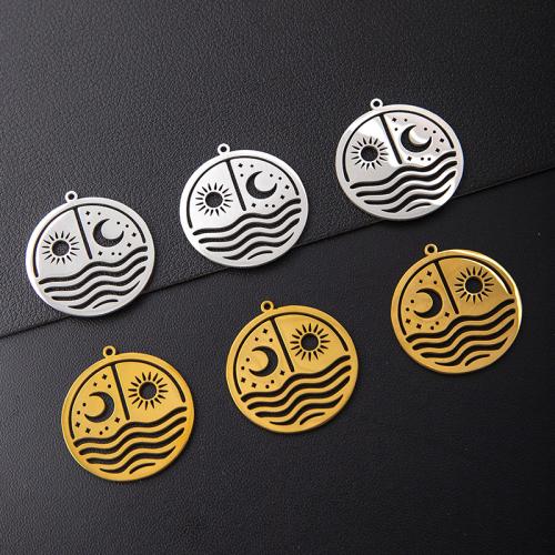 Stainless Steel Pendants, 304 Stainless Steel, plated, DIY, more colors for choice, 10PCs/Bag, Sold By Bag